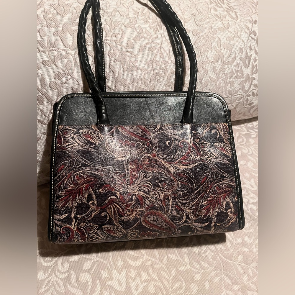 Patricia Nash Paris Paisley Satchel - Picture 3 of 6